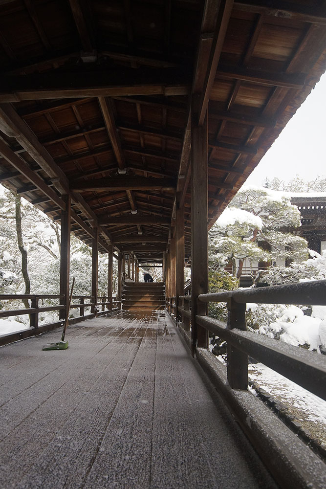 仁和寺　霊明殿への廊下