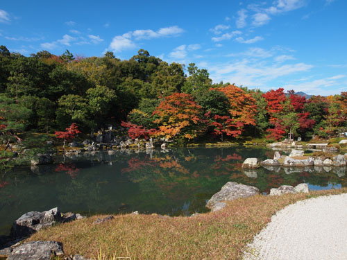 天龍寺　曹源池庭園