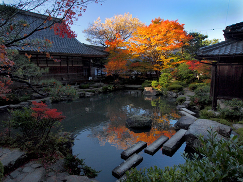 湖東三山 百済寺の紅葉